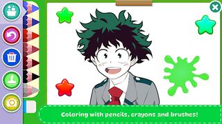 MY Hero Academia coloring book - Screenshot 1