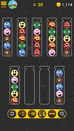 Brain ball sort puzzle - Screenshot 2