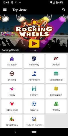 Jeux | Never stop playing - Screenshot 1