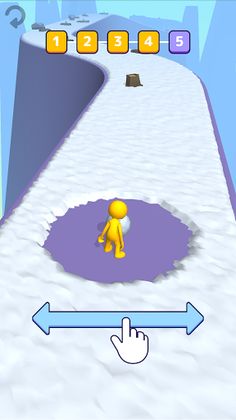 Snow Ball Throw - Screenshot 1