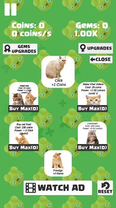 Kitty Idle Tap Game - Screenshot 2