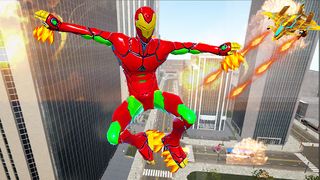 Iron Hero Flying Superhero - Screenshot 2