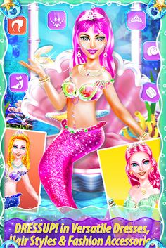 My Little Mermaid - Girls Game - Screenshot 2
