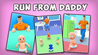 Tiny Prankster: Run from Daddy - Screenshot 1