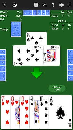 29 Card Game - Expert AI - Screenshot 1