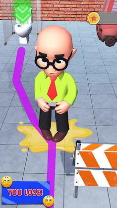 Rush Run to Pee Toilet Games - Screenshot 2