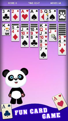 Solitaire Klondike Panda - Screenshot 1