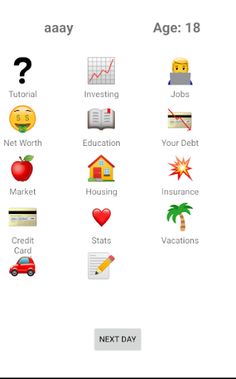 Finance Life Simulator - Screenshot 1