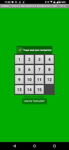 Sam Loyd e o jogo do 15 - Screenshot 1