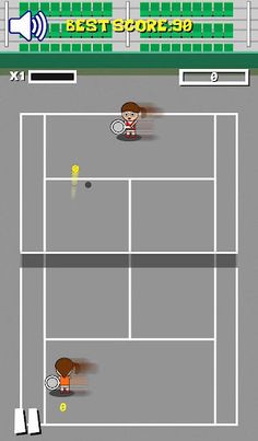 Retro Tiny Tennis - Screenshot 3