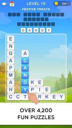 Harvest of Words - Word Stack - Screenshot 1
