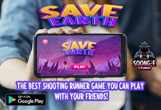 Save Earth Shooting Runner - Screenshot 1