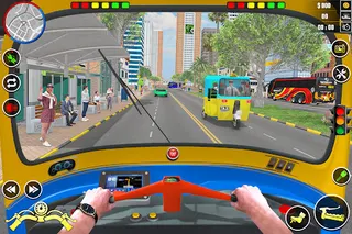 Real Auto Rikshaw Simulator 3d - Screenshot 2