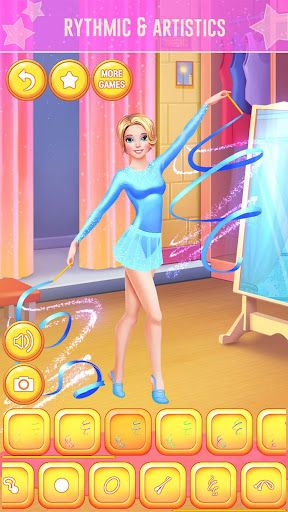 Gymnastics Girls Dress Up Game - Screenshot 2