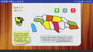 Jamaica Map Puzzle Game - Screenshot 2