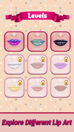 Lip Art Lipstick & Eye Makeup - Screenshot 3