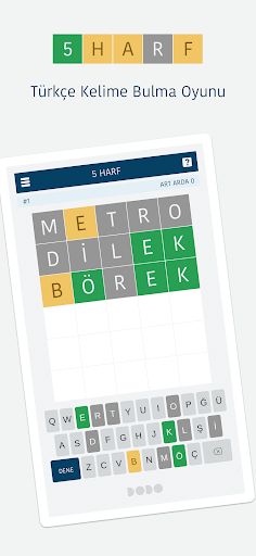 5 Harfli Bulmaca - Screenshot 1