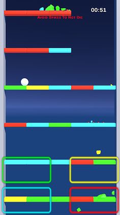 Ball Fall 3D: Switch Color - Screenshot 3