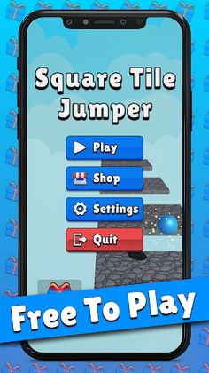 Square Tile Jumper - Screenshot 1