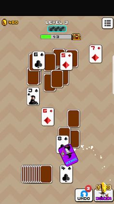 Pixel Solitaire : Tripeaks - Screenshot 3