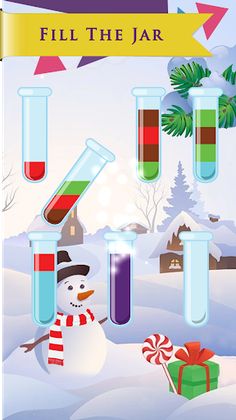 Water Color Sort Puzzle Frozen - Screenshot 2