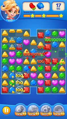 Jewel Crush - match 3 puzzle - Screenshot 2