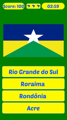 Quiz Estados e Capitais Brasil - Screenshot 2