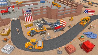 Crane Construction Snow Games - Screenshot 2