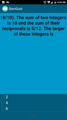 Math Quiz for School Students - Screenshot 2