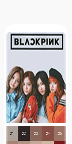 Blackpink pixel art kpop color - Screenshot 1