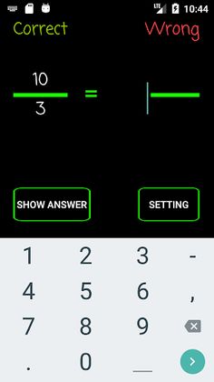 Improper Fraction Practice - Screenshot 1
