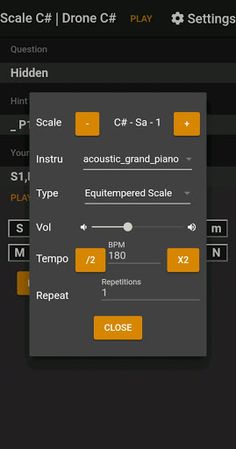 Game of notes - EarTrainerForM - Screenshot 3