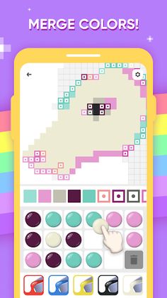 Merge Colors: Puzzle Coloring - Screenshot 3