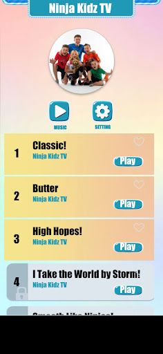Ninja Kidz TV Music Tiles Game - Screenshot 1