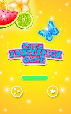 Cute Fruits Pick Game - Screenshot 1