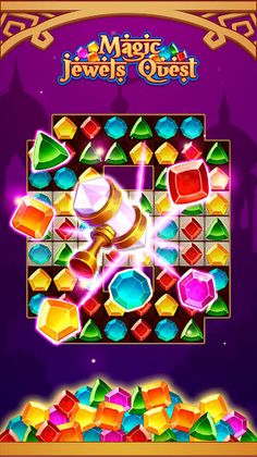 Magic Jewel Quest: Match 3 - Screenshot 3