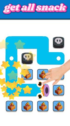 Sugar Swipe: one line puzzle - Screenshot 2