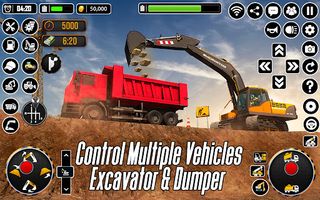 City Heavy Excavator Crane 3D - Screenshot 3