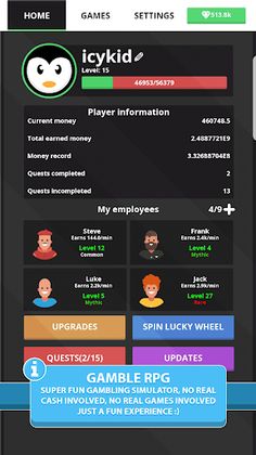 Gamble RPG - Screenshot 1