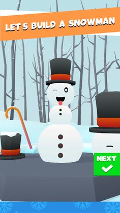 Snowman 3D - Screenshot 2