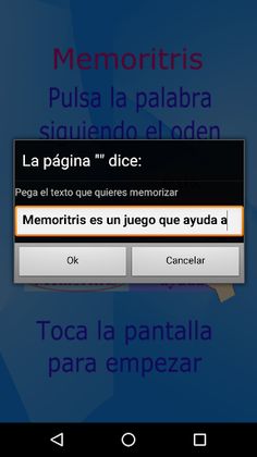 Memoritris. Memorización. - Screenshot 2