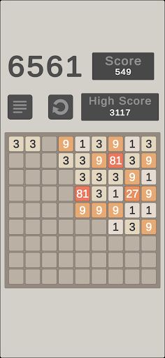 6561:Merge 3 Puzzles - Screenshot 2