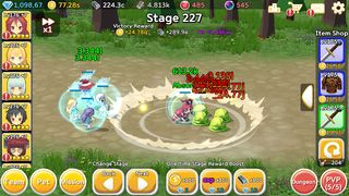 Super Girl Wars: Auto-play RPG - Screenshot 2