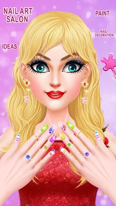 Nail salon: Fun Games for Kids - Screenshot 1