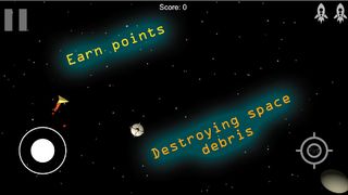 Galaxy ship vs asteroids 3D - Screenshot 1