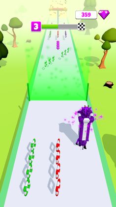 Long Neck Run 3d: Rings Stack - Screenshot 1