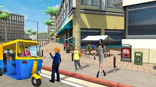 indian city tuk tuk rikshaw 3d - Screenshot 2
