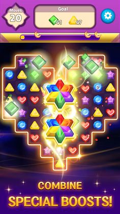 Jewels Fantasia : match puzzle - Screenshot 3