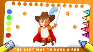 Puss in Boots Coloring - Screenshot 1