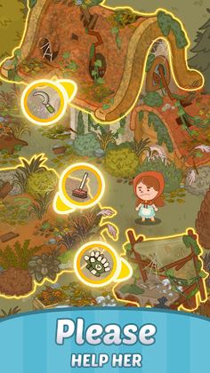 Merge Cartoon : Renovate Town - Screenshot 1